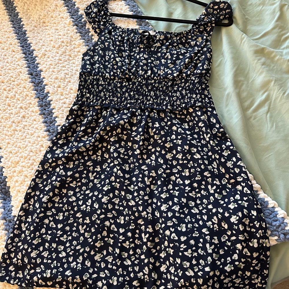 Floral Print Sleeveless Dress